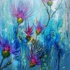 Abstract Thistle Field Diamond Painting