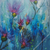 Abstract Thistle Field Diamond Painting