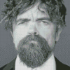 Black And White Peter Dinklage Diamond Painting