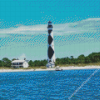 Cape Lookout Lighthouse Diamond Painting