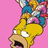 Crazy Homer Simpson Diamond Painting