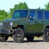 Dark Green Jeep Diamond Painting