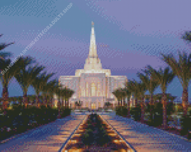 Gilbert Arizona Temple Diamond Painting