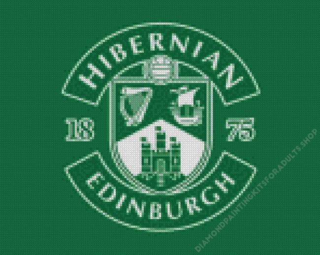 Hibernian Fc Team Logo Diamond Painting