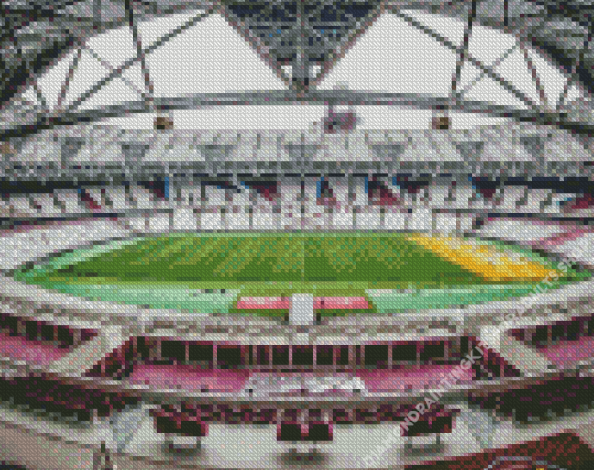 London Stadium View Diamond Painting