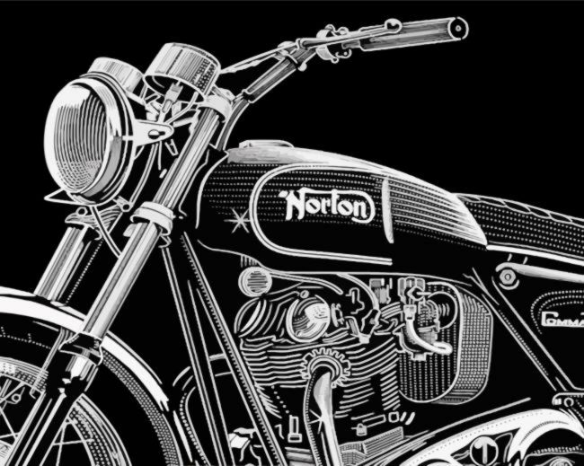 Norton 750 Commando Diamond Painting