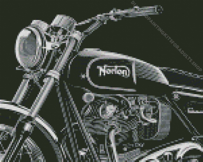 Norton 750 Commando Diamond Painting