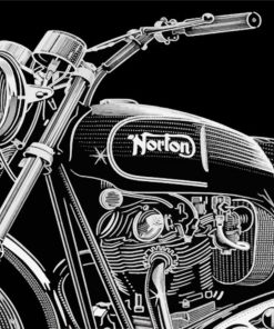 Norton 750 Commando Diamond Painting