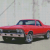 Red SS El Camino Diamond Painting