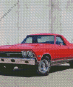 Red SS El Camino Diamond Painting