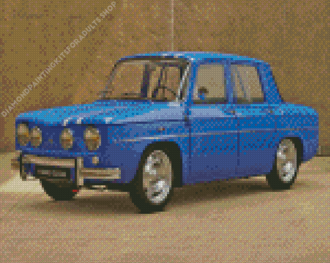 Renault Gordini R8 Car Diamond Painting