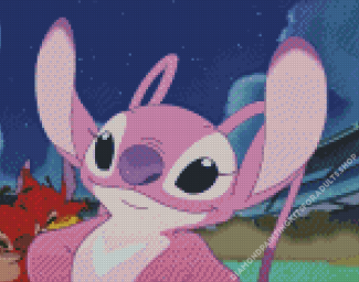 Angel From Stitch Diamond Painting 