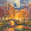 Central Park In The Fall Diamond Painting