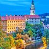 Cesky Krumlov Tower Diamond Painting