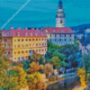 Cesky Krumlov Tower Diamond Painting