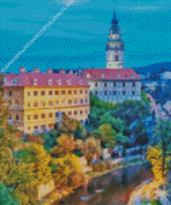 Cesky Krumlov Tower Diamond Painting