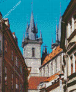 Czech Republic Buildings Diamond Painting