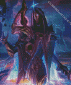 Jhin Online Game Character Diamond Painting