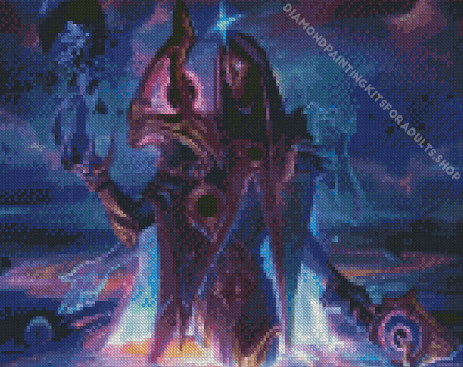 Jhin Online Game Character Diamond Painting