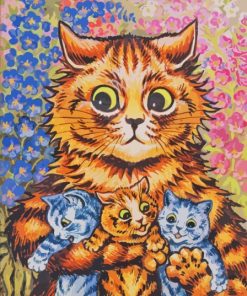 Kittens Louis Wain Diamond Painting