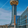 Knoxville Sunsphere Tower Diamond Painting