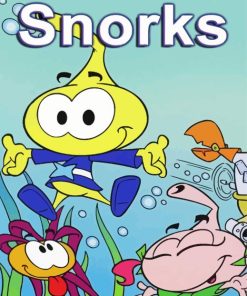 Snorks Cartoon Poster Diamond Painting