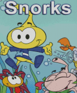 Snorks Cartoon Poster Diamond Painting