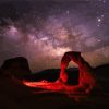 Utah Delicate Arch With Milky Way Diamond Painting