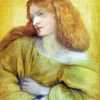 Woman In Yellow Art Diamond Painting