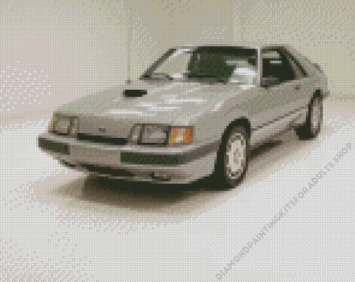 1986 Ford Mustang SVO Diamond Painting