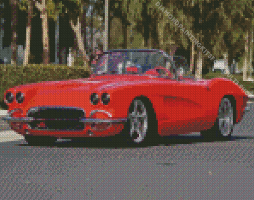 62 Corvette Chevrolet Diamond Painting