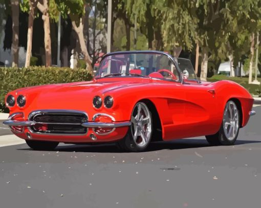 62 Corvette Chevrolet Diamond Painting