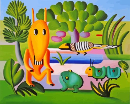 A Cuca Tarsila Do Amaral Diamond Painting