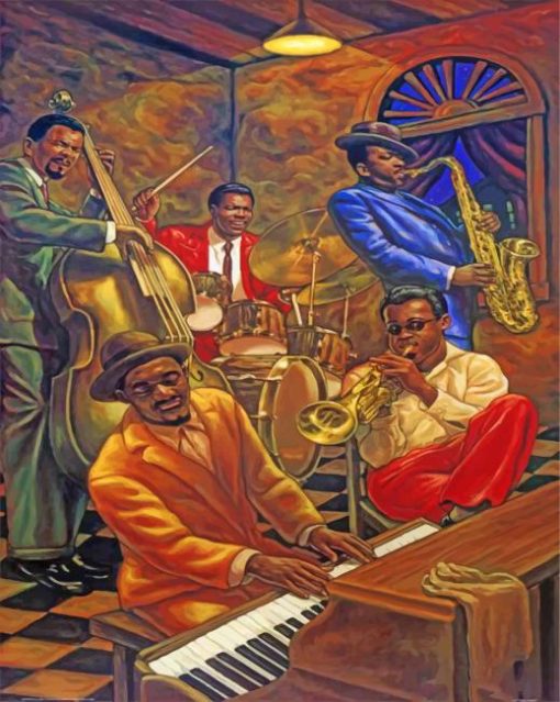 African Musicians Diamond Painting