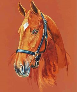 American Quarter Horse Head Art Diamond Painting