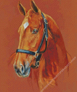 American Quarter Horse Head Art Diamond Painting