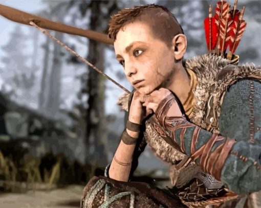 Atreus God of War Diamond Painting