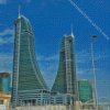 Bahrain Financial Harbour Diamond Painting