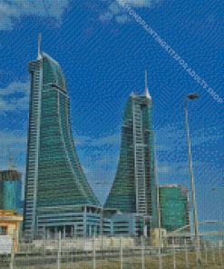 Bahrain Financial Harbour Diamond Painting