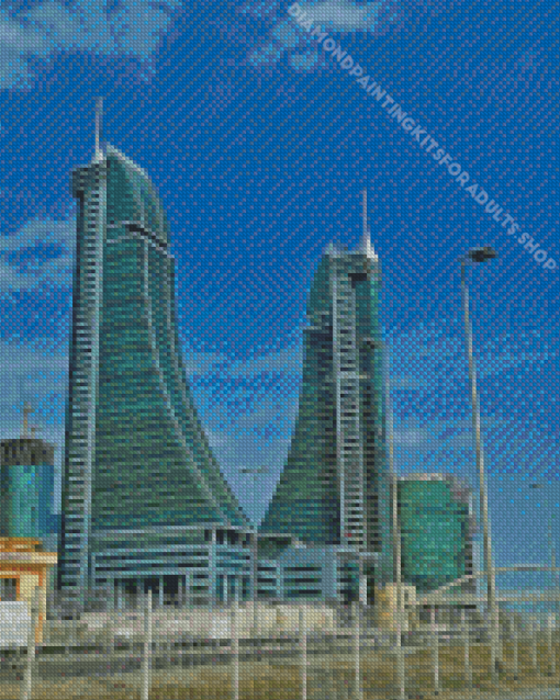 Bahrain Financial Harbour Diamond Painting