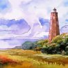 Bald Head Lighthouse Art Diamond Painting