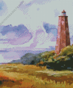 Bald Head Lighthouse Art Diamond Painting