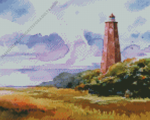 Bald Head Lighthouse Art Diamond Painting