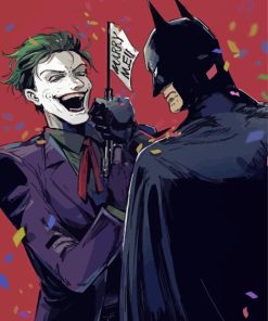 Batman And The Joker DC Comics Diamond Painting