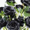 Black Floral Roses Diamond Painting