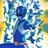 Blue Power Ranger Superhero Diamond Painting