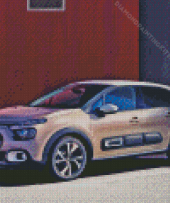 Bronze Citroen Car Diamond Painting