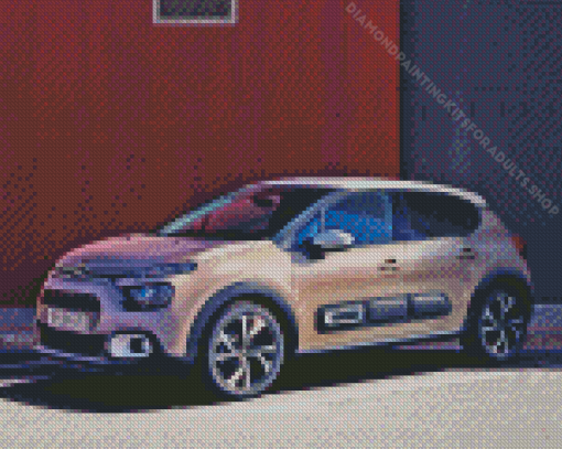 Bronze Citroen Car Diamond Painting