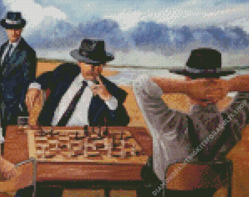 Chess Players Diamond Painting