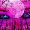 Dark Forest Eyes Diamond Painting